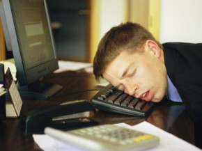 asleep at the keyboard